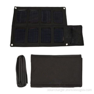 Foldable solar panel, portable solar charger